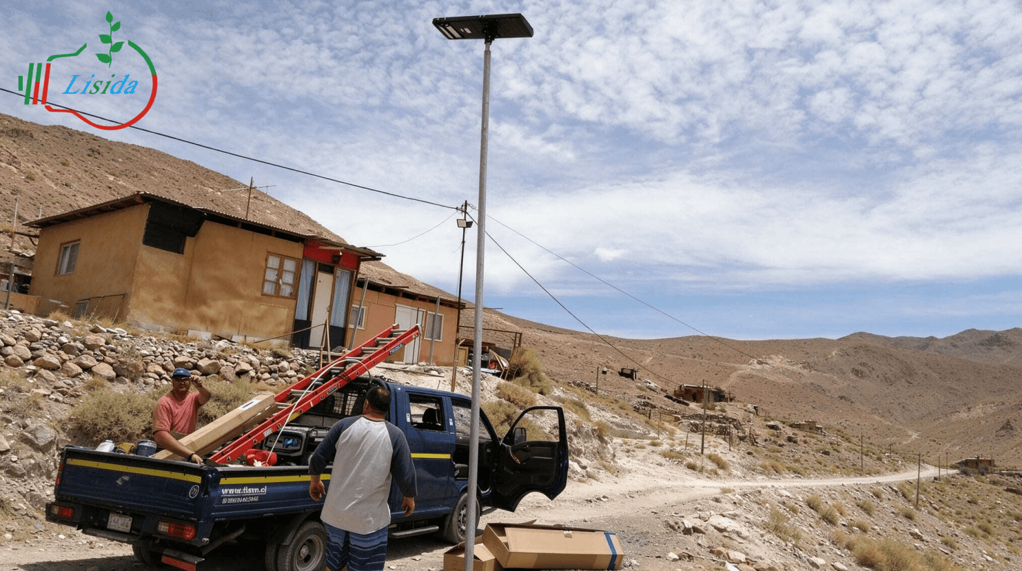 All-in-One Solar Street Lights Solution for Chile Rural Off-Grid Projects