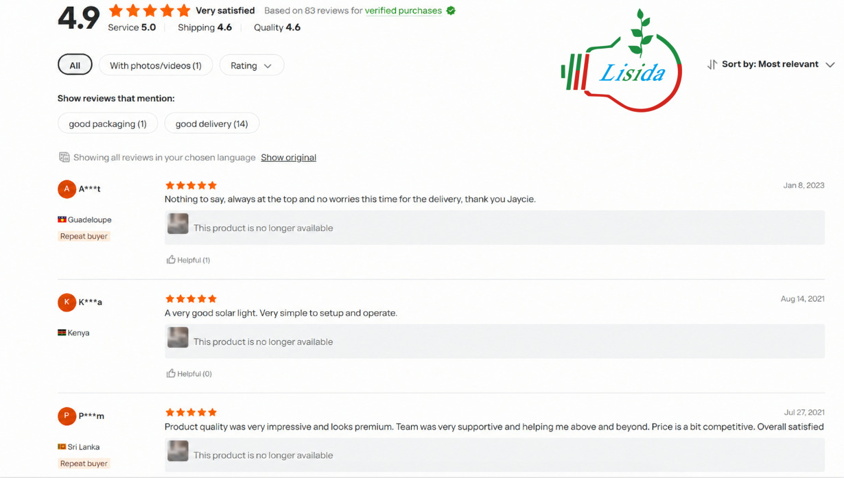 Reviews from Global Customers