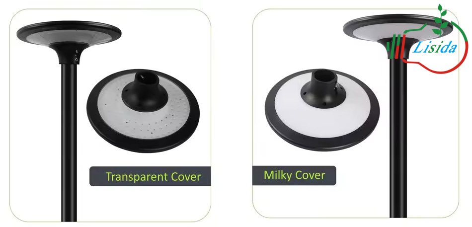 Solar Post Top Lights Transparent Cover & Milky Cover Solar Post Top Lights Transparent Cover & Milky Cover