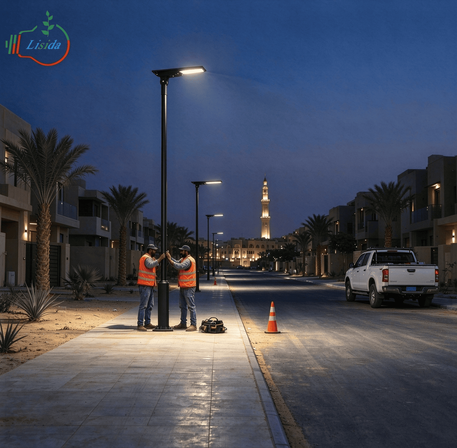 Construction Drawing of UAE Solar Street Light Project Construction Drawing of UAE Solar Street Light Project