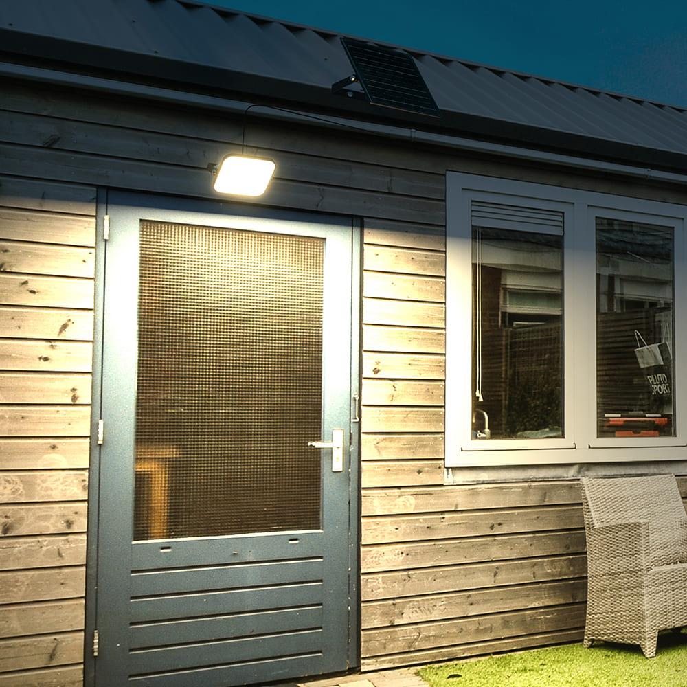 PIR CCT adjustable solar flood light PIR CCT adjustable solar flood light